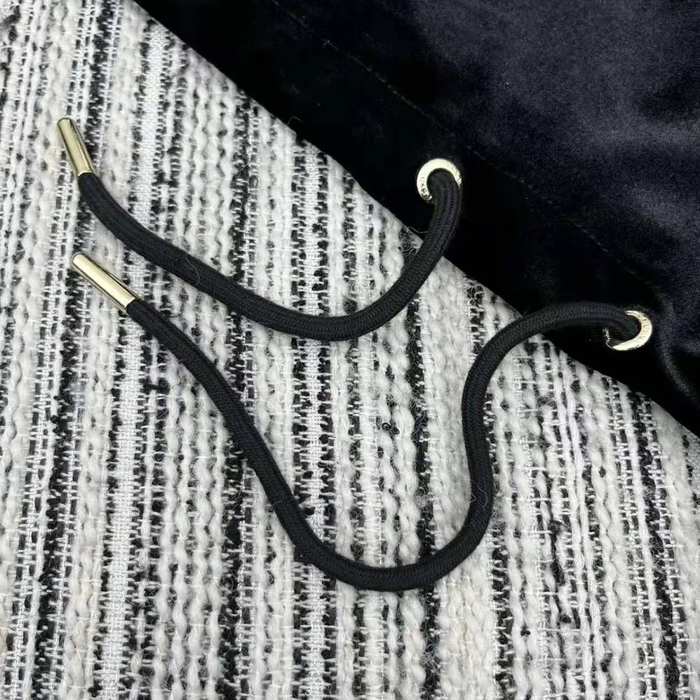 Celine Cropped Hoodie in Velvet Jersey for Women Celine Cropped Hoodie in Velvet Jersey for Women
