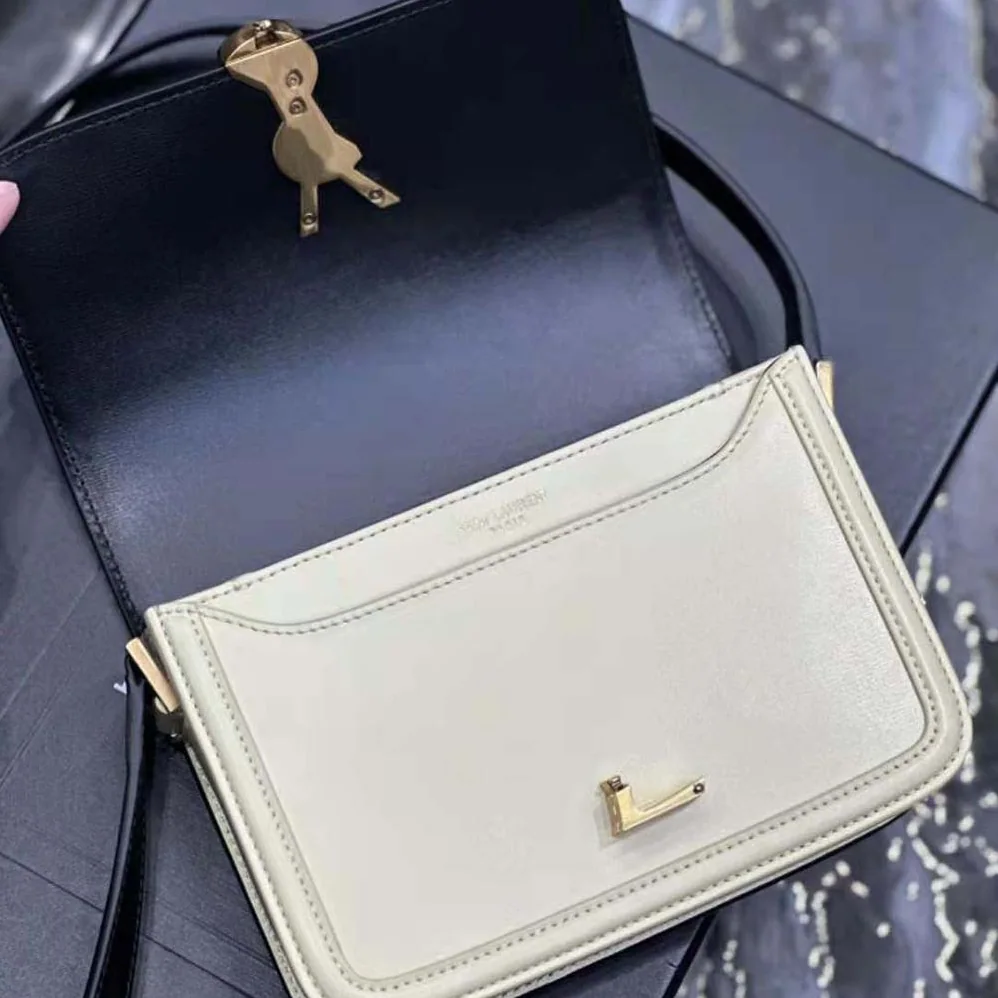 Saint Laurent YSL Solferino Medium Satchel in Box Saint Laurent Leather for Women Saint Laurent YSL Solferino Medium Satchel in Box Saint Laurent Leather for Women