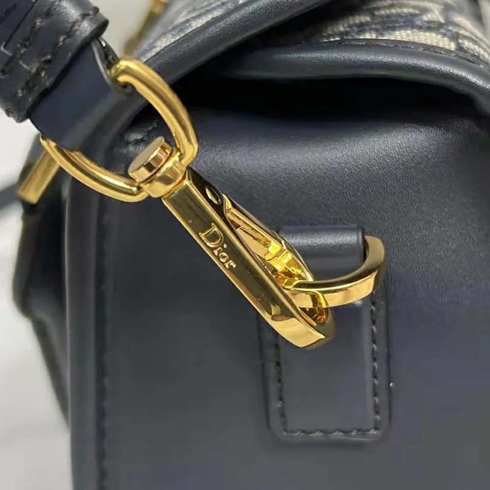 Dior Small Boston Bag Blue Dior Oblique Embroidery and Smooth Calfskin for Women Dior Small Boston Bag Blue Dior Oblique Embroidery and Smooth Calfskin for Women