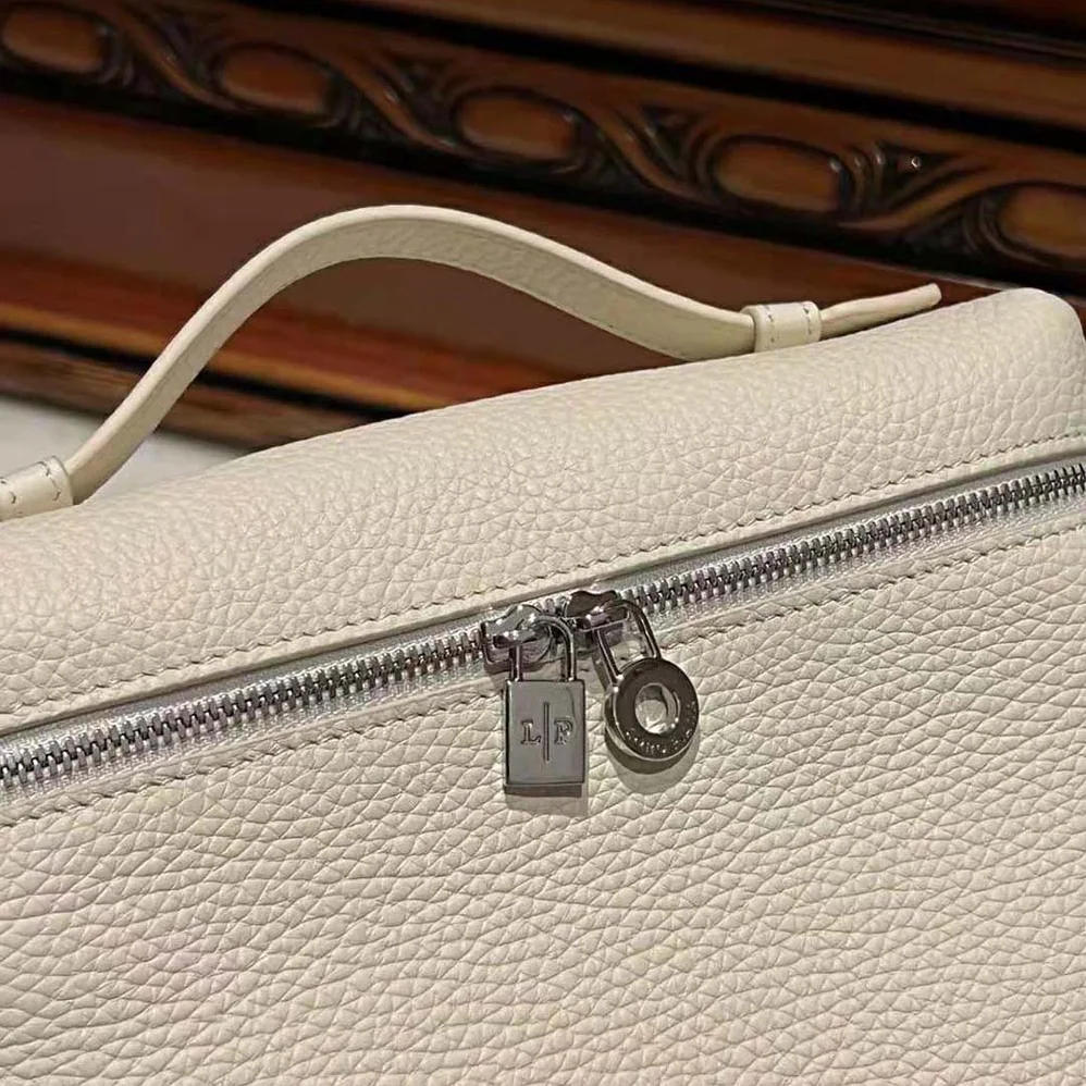 Loro Piana Extra Pocket Backpack L23.5 in White Loro Piana Extra Pocket Backpack L23.5 in White