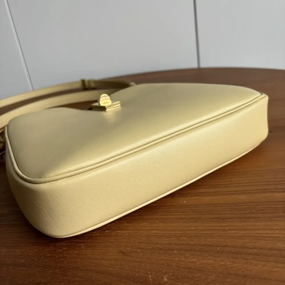 Celine Small Camille 16 Soft Bag in Smooth Calfskin for Women in Yellow