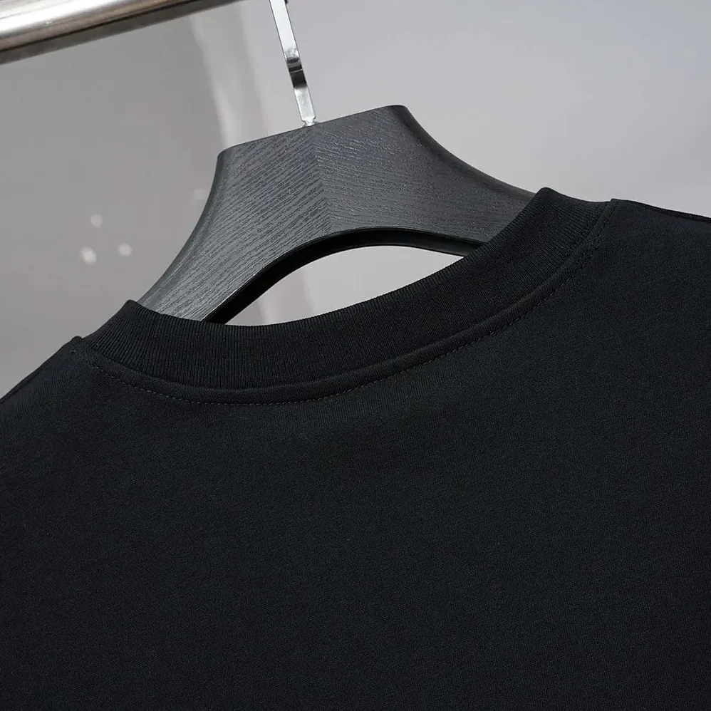 Balenciaga Paris Thunderstorm Oversized T-Shirt in Black Dry Jersey for Men Balenciaga Paris Thunderstorm Oversized T-Shirt in Black Dry Jersey for Men