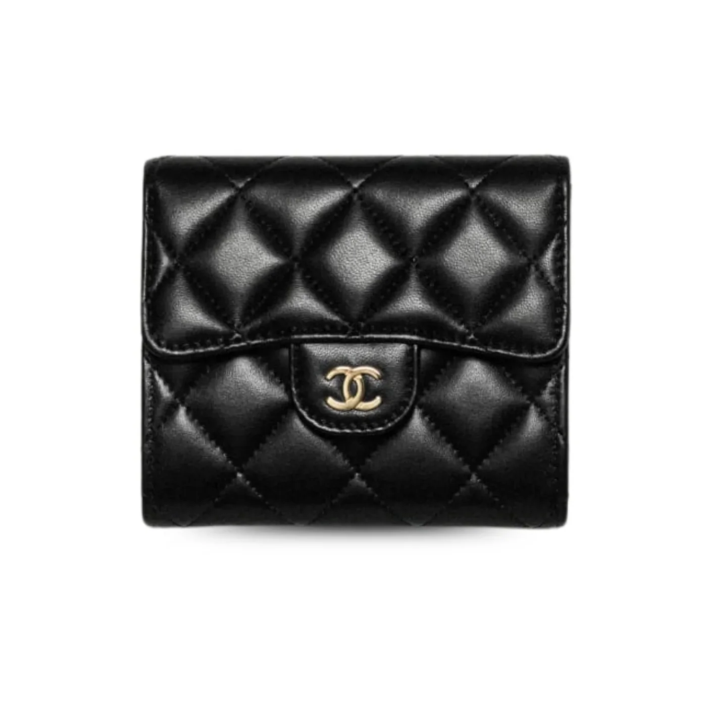 Chanel Small Classic Flap Wallet Black /