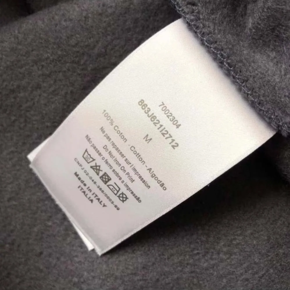 Dior CD Icon Sweatshirt Black Cotton Fleece for Men