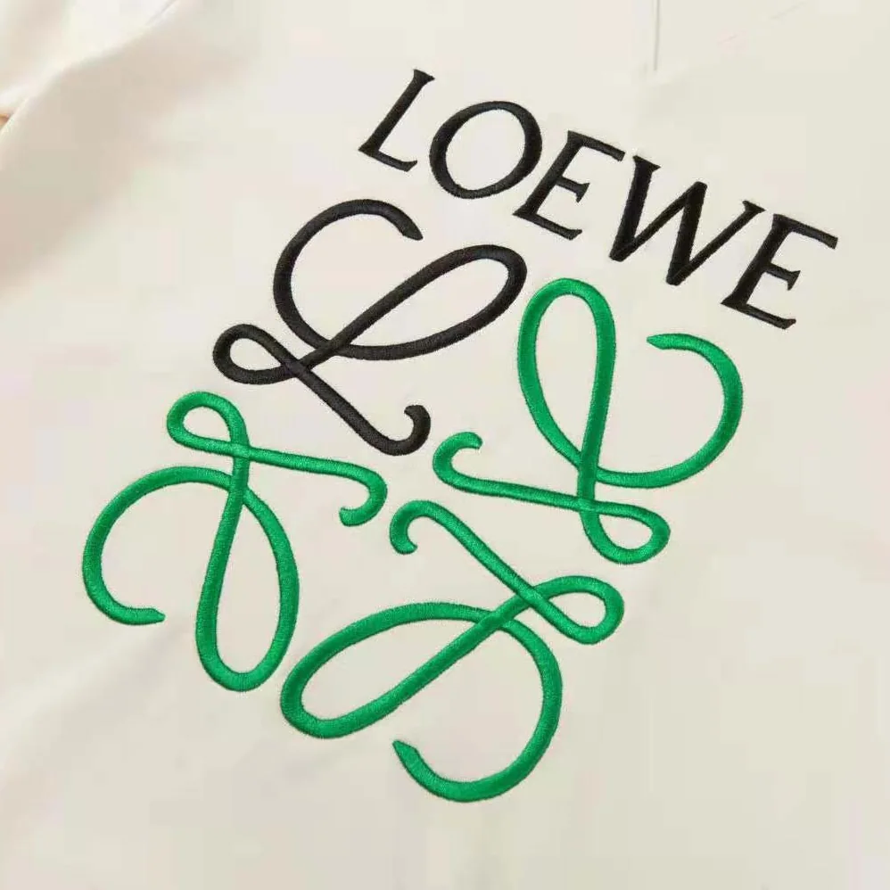 Loewe Anagram Regular Fit Sweatshirt in Cotton for Men in White Loewe Anagram Regular Fit Sweatshirt in Cotton for Men in White