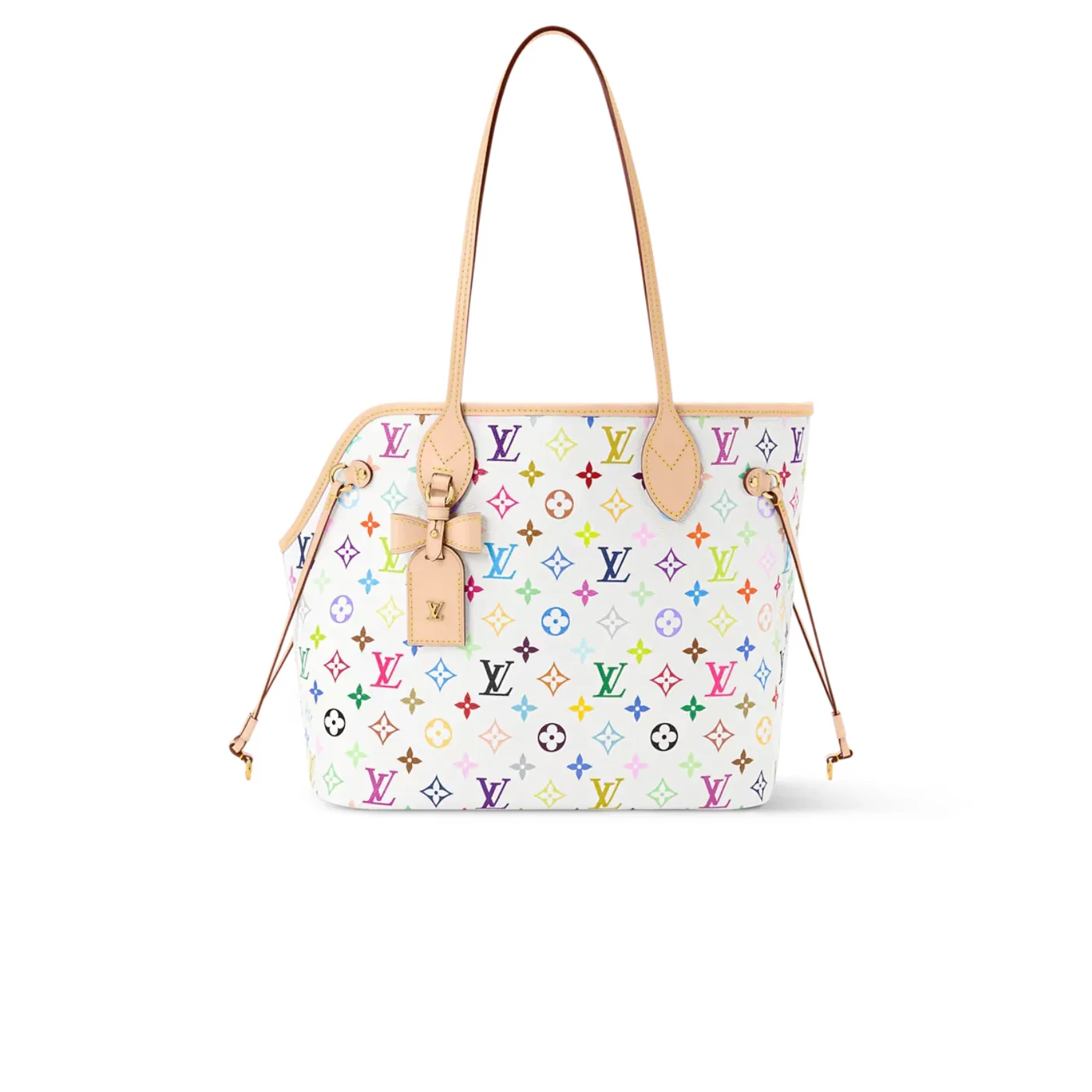 Louis Vuitton LV x TM Neverwoof Tote Bag in Multicolored Gold Hardware