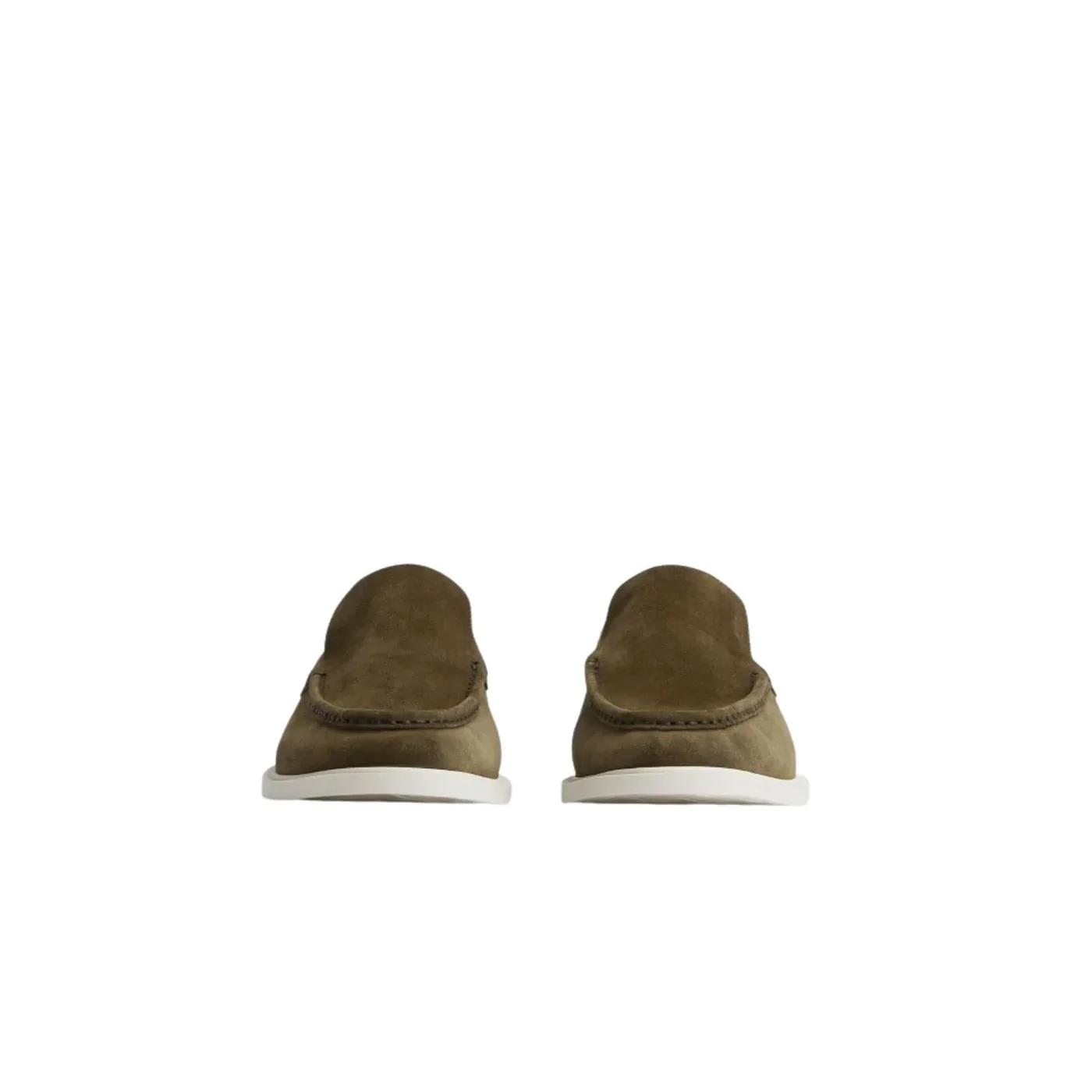 Bottega Veneta Astaire Suede Loafer Mustard