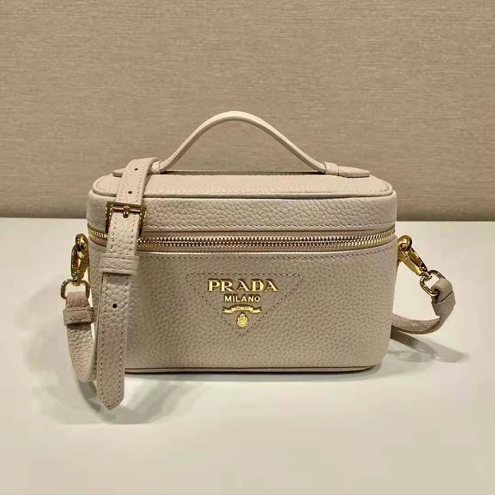 Prada Leather Mini-Bag for Women in Sandy Prada Leather Mini-Bag for Women in Sandy