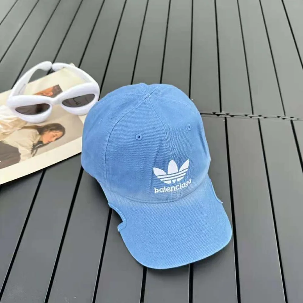 Balenciaga Balenciaga for Unisex in Adidas Cap in Blue Balenciaga Balenciaga for Unisex in Adidas Cap in Blue