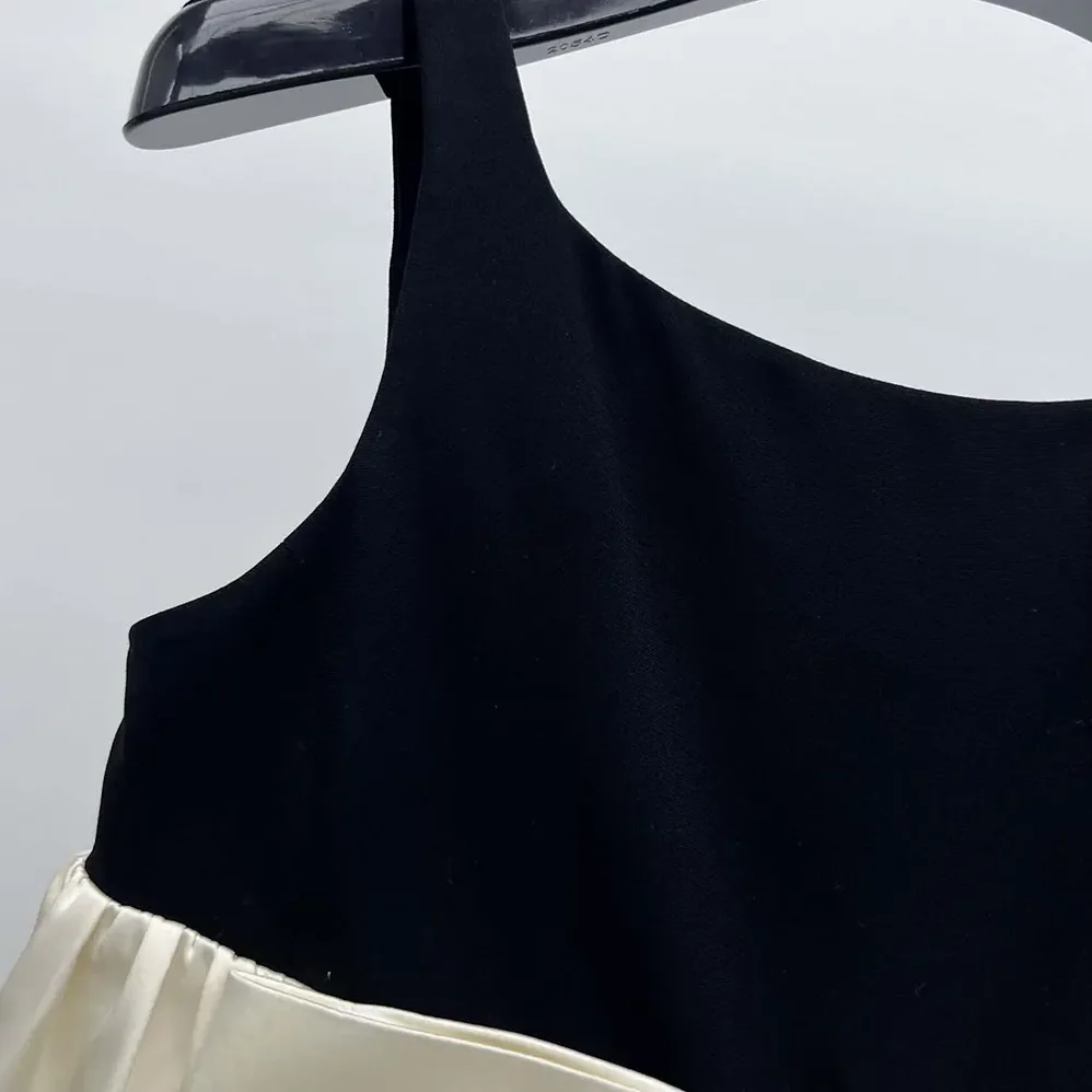 Celine Muguet Dress in Double Wool Crepe for Women