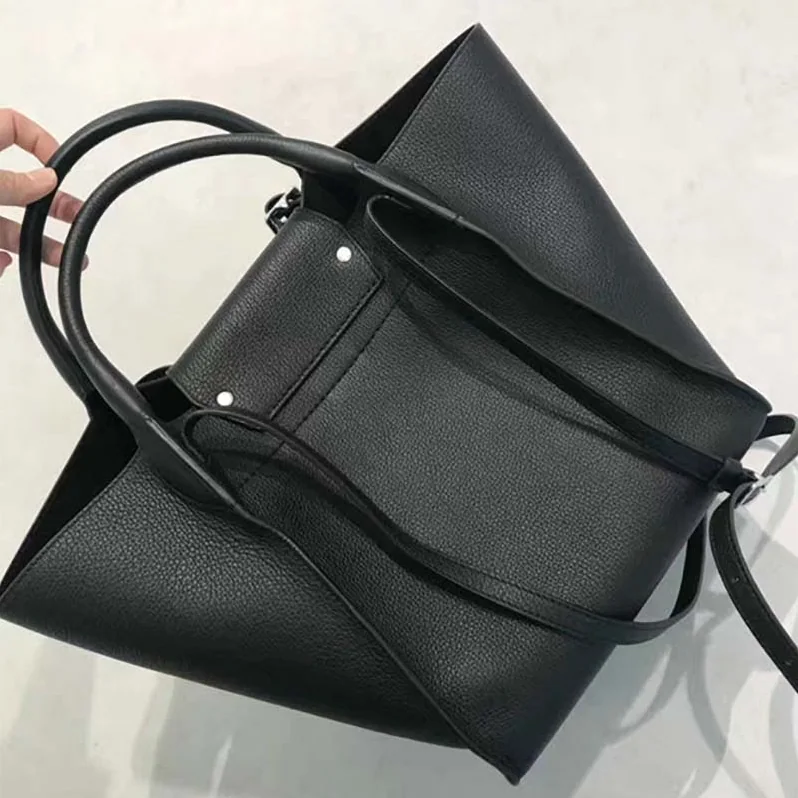 Celine Small Big Bag in Supple Grained Calfskin for Women in Black