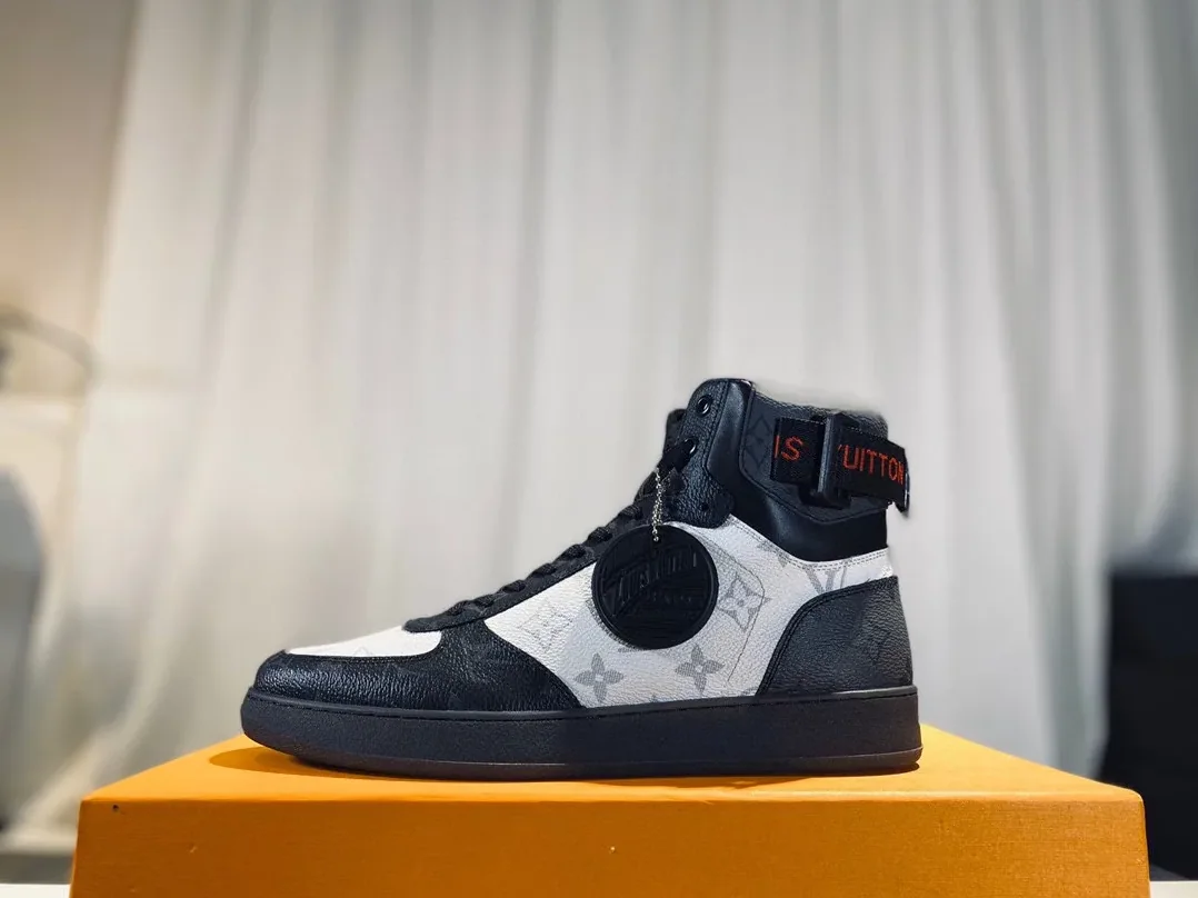 Louis Vuitton Rivoli Sneaker Boots Black And White Louis Vuitton Rivoli Sneaker Boots Black And White