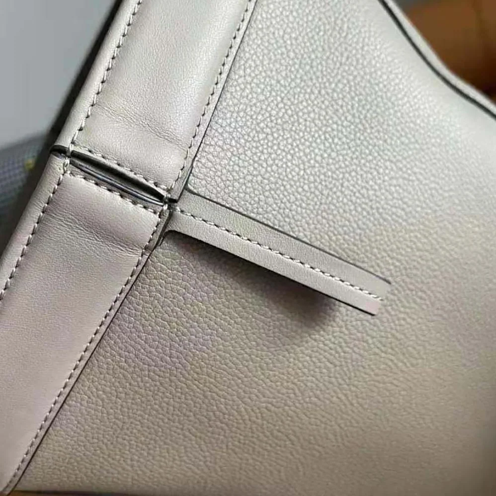 Fendi Origami Medium Dove Gray Leather Bag That Can be Transformed for Women
