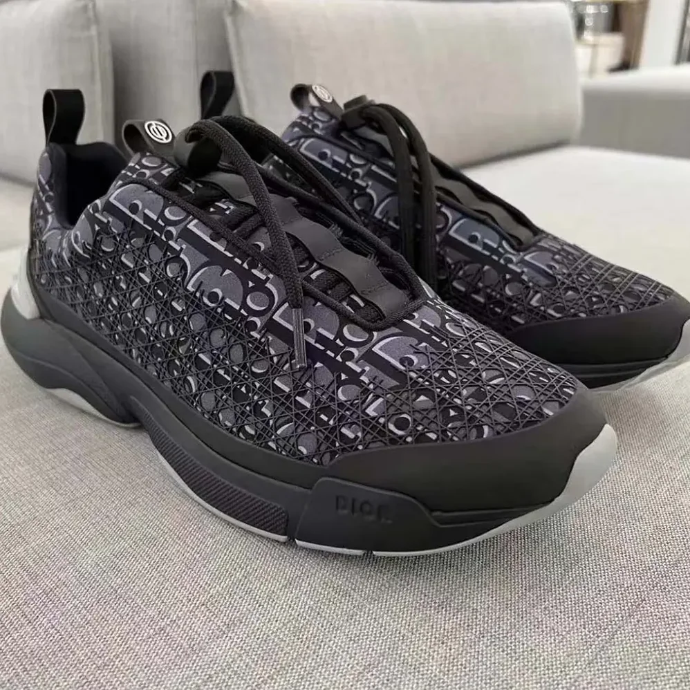 Dior B24 Sneaker Black Dior Oblique Technical Fabric for Men Dior B24 Sneaker Black Dior Oblique Technical Fabric for Men
