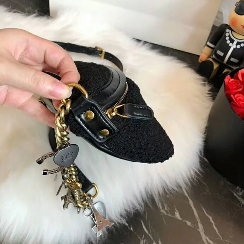 Balenciaga Souvenir Bag XS Velvet Jacquard Logo Belt Bag for Women Balenciaga Souvenir Bag XS Velvet Jacquard Logo Belt Bag for Women