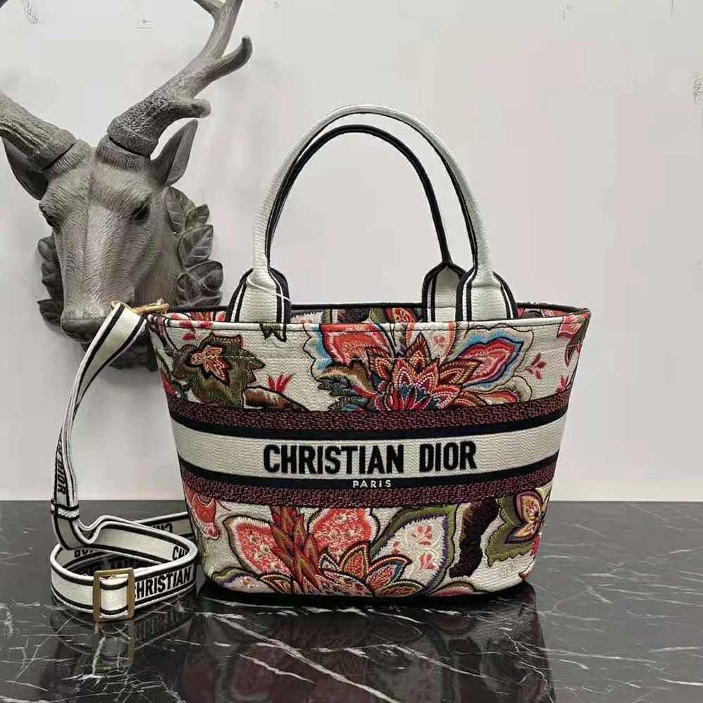 Dior Hat Basket Bag Natural Multicolor Albero della Vita Embroidery for Women Dior Hat Basket Bag Natural Multicolor Albero della Vita Embroidery for Women