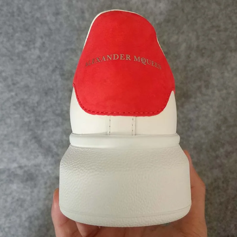 Alexander McQueen Oversized Sneaker Shoes for Women in Red Alexander McQueen Oversized Sneaker Shoes for Women in Red
