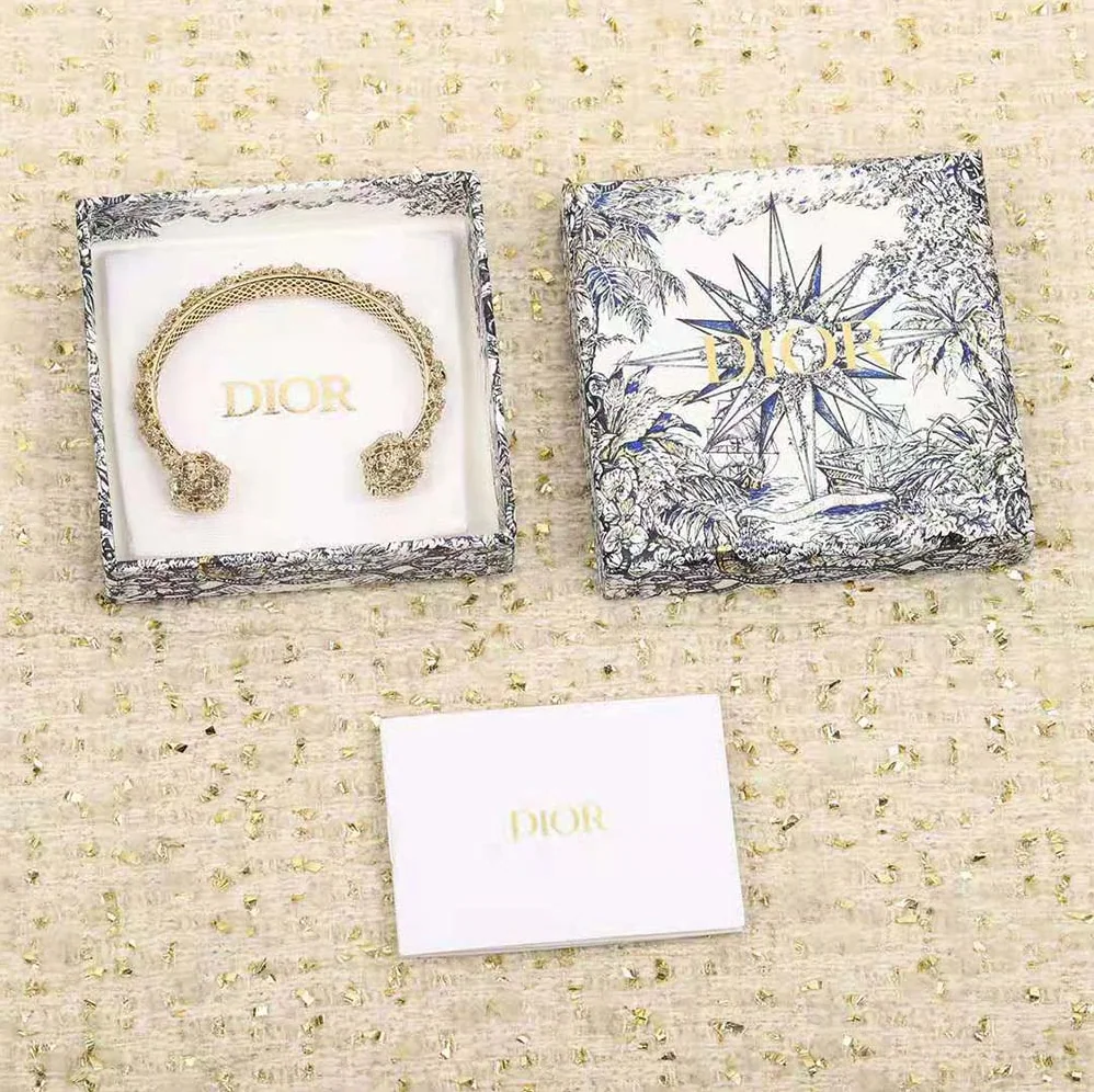 Dior Tribales Bangle Gold for Women in Finish Metal