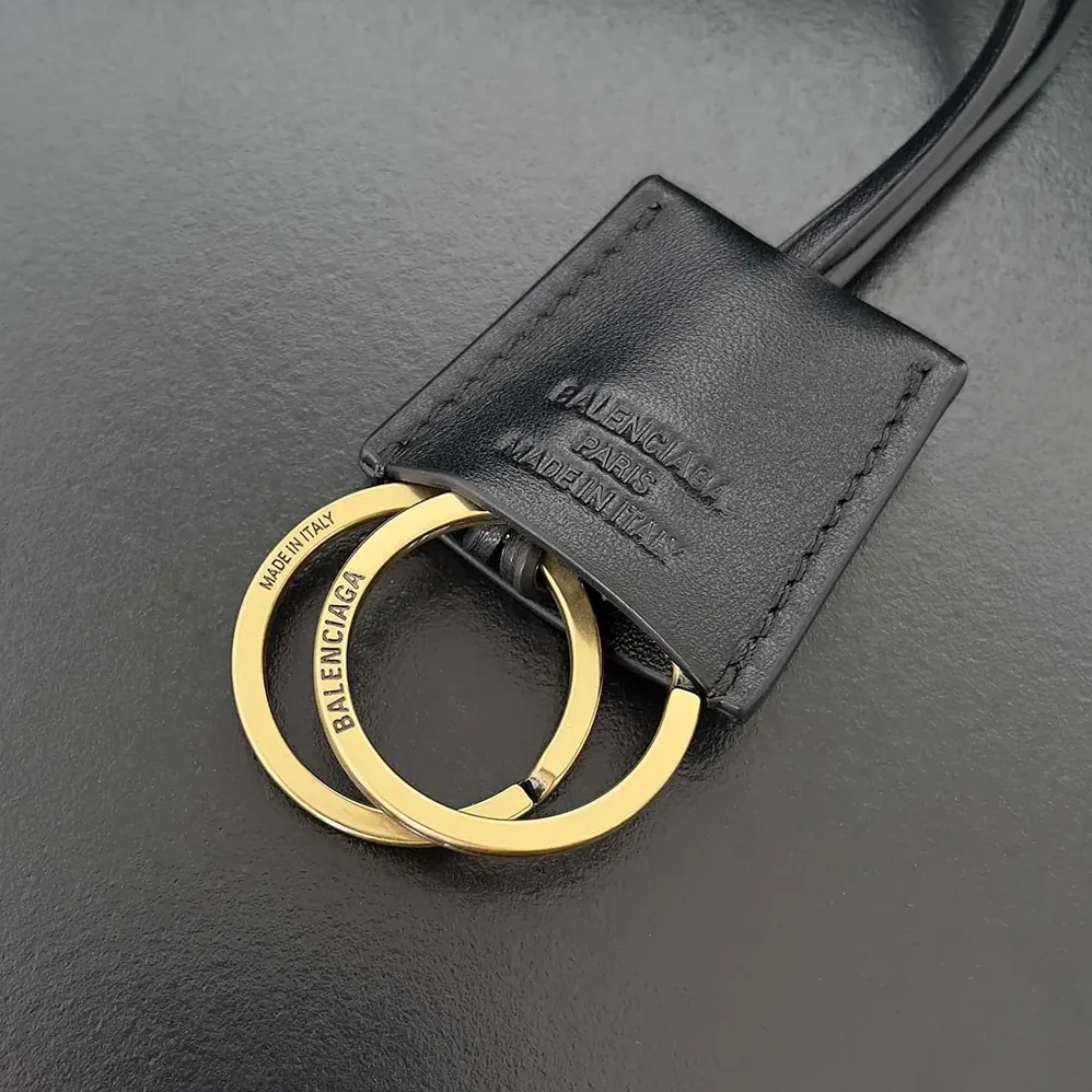 Balenciaga Bel Air XL Carry All Bag in Black Smooth Calfskin for Women in Gold Balenciaga Bel Air XL Carry All Bag in Black Smooth Calfskin for Women in Gold