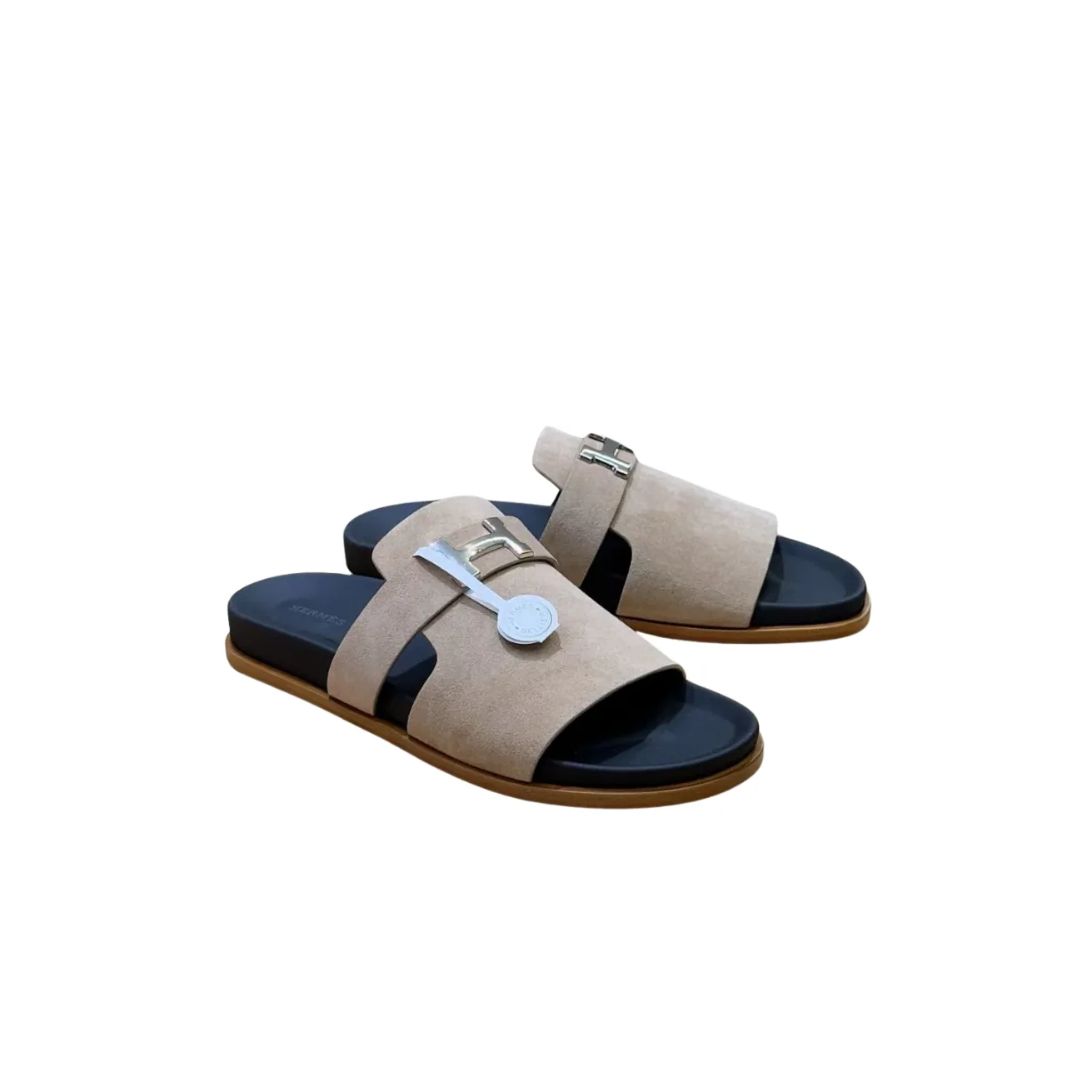 Hermes Jaures Sandals Grayish Hermes Jaures Sandals Grayish