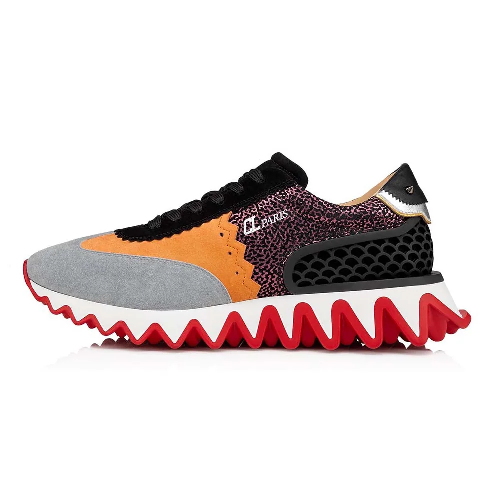 Christian Louboutin Loubishark Flat for Women in Silver