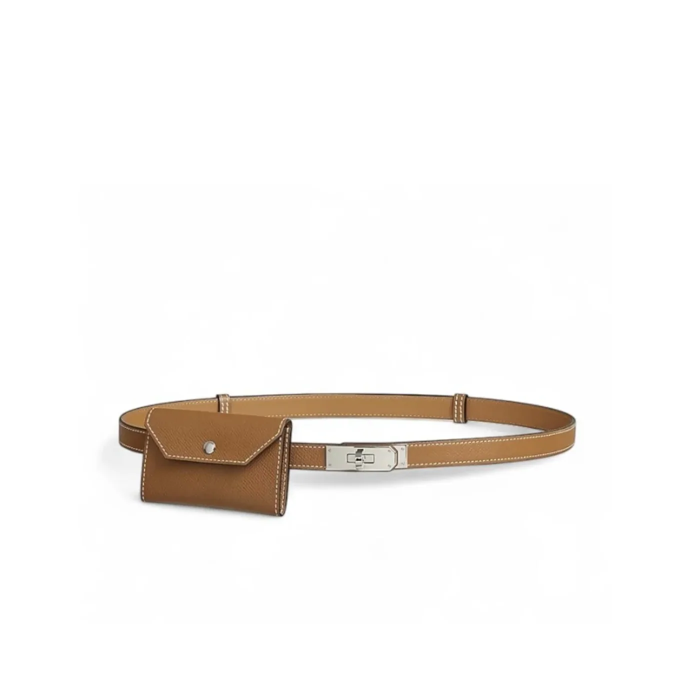 Hermes Kelly Pocket 18 Belt Brown