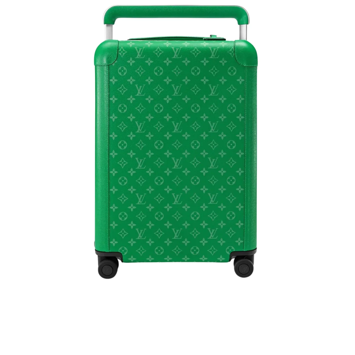 Louis Vuitton Horizon 55 Suitcase in Green Silver Hardware