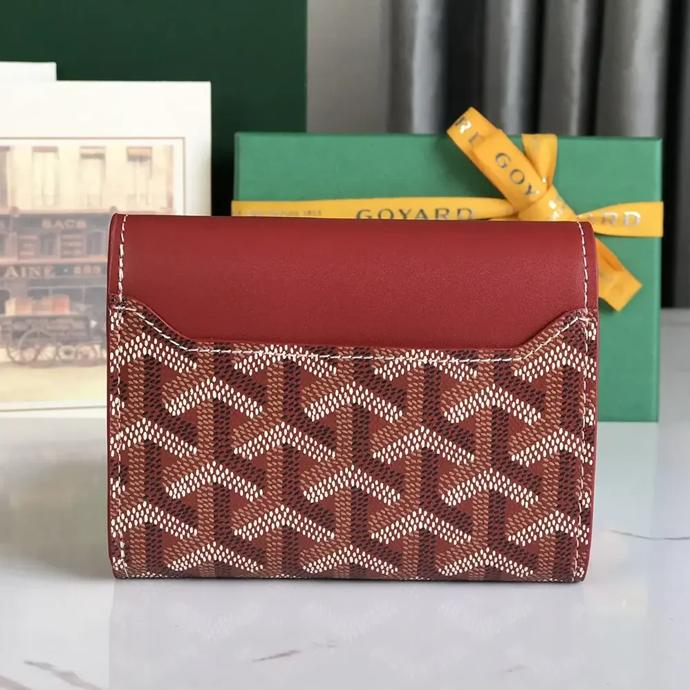 Goyard Saint Gabrie Wallet for Unisex in Red Goyard Saint Gabrie Wallet for Unisex in Red