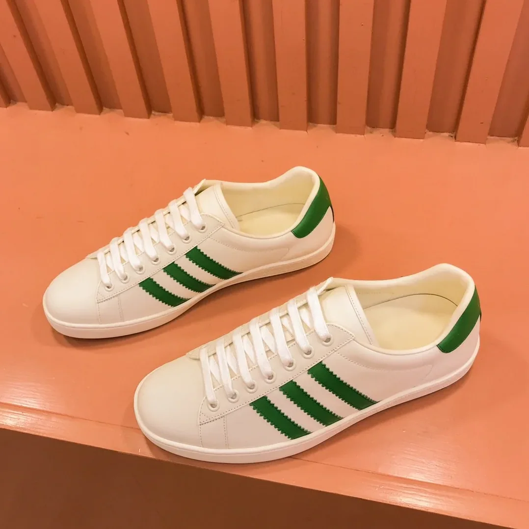 Gucci x Adidas Sneaker White Green for Men