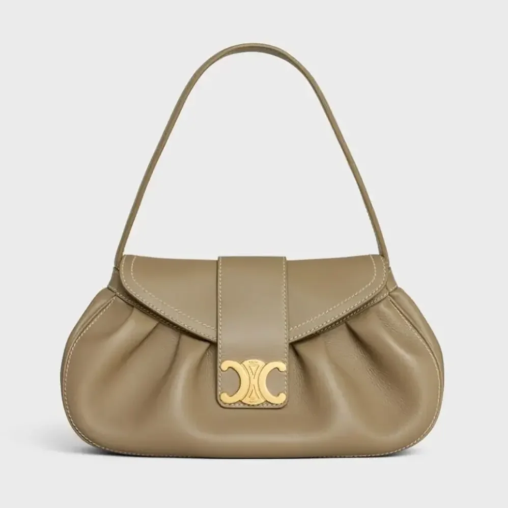 Celine Medium Polly Bag in Supple Calfskin 115633FDU.18BP for Women Celine Medium Polly Bag in Supple Calfskin 115633FDU.18BP for Women