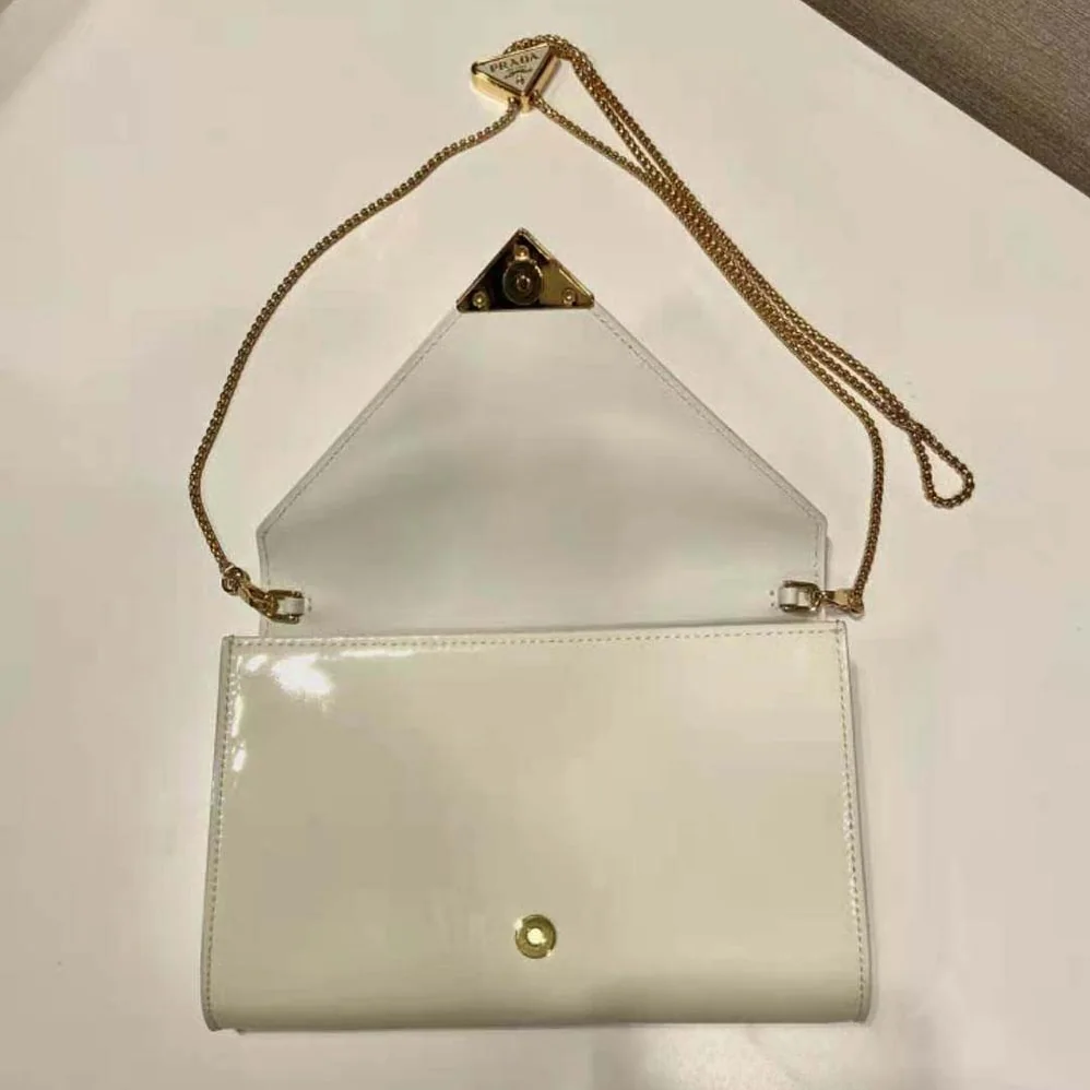 Prada Patent Leather Mini-bag for Women in White