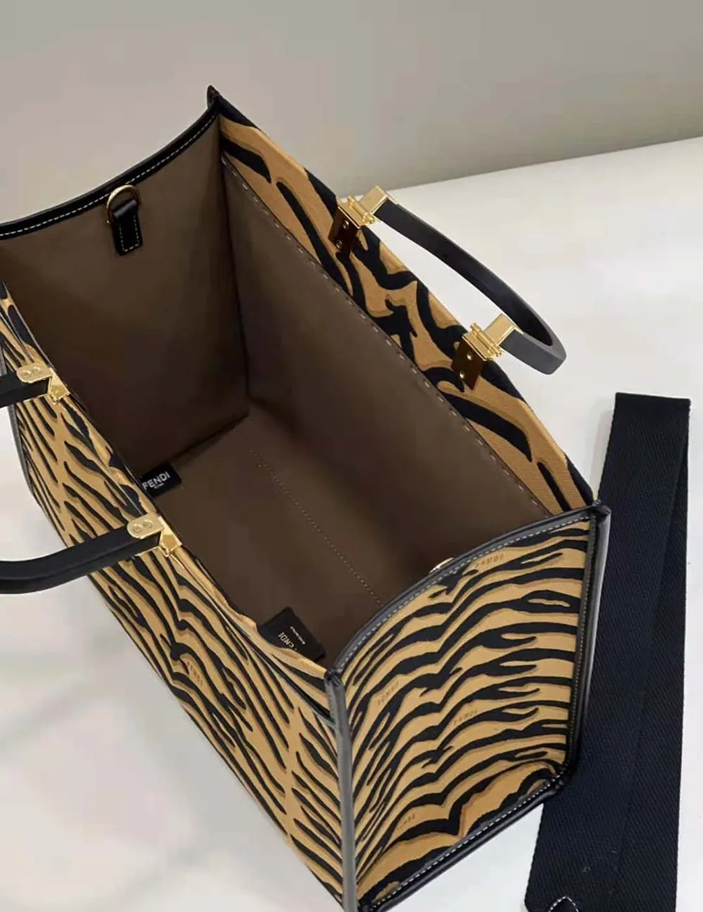 Fendi Sunshine Medium Shopper Bag From the Spring Festival Capsule Collection for Women