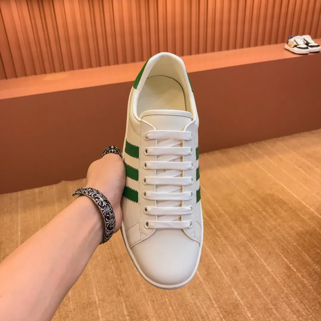 Gucci x Adidas Sneaker White Green for Men