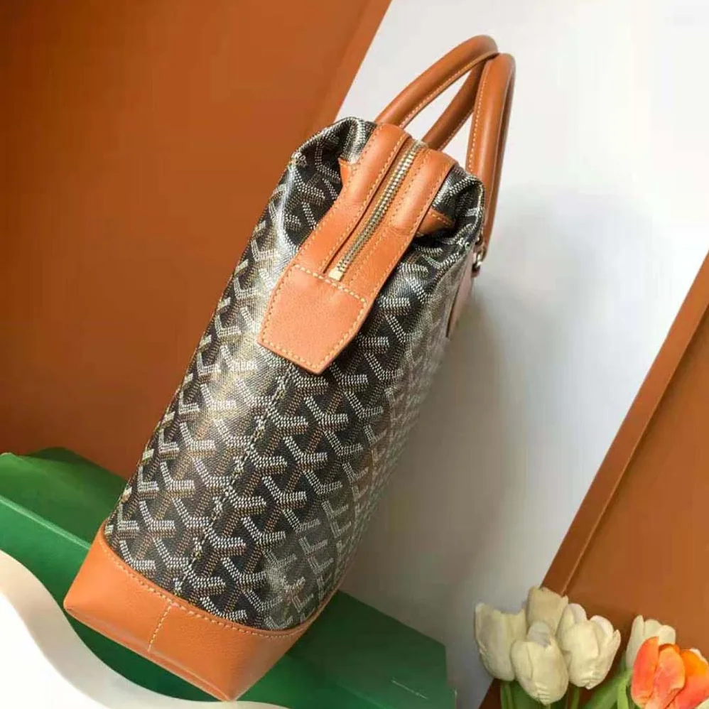 Goyard Cisalpin Document Case for Unisex in Tan