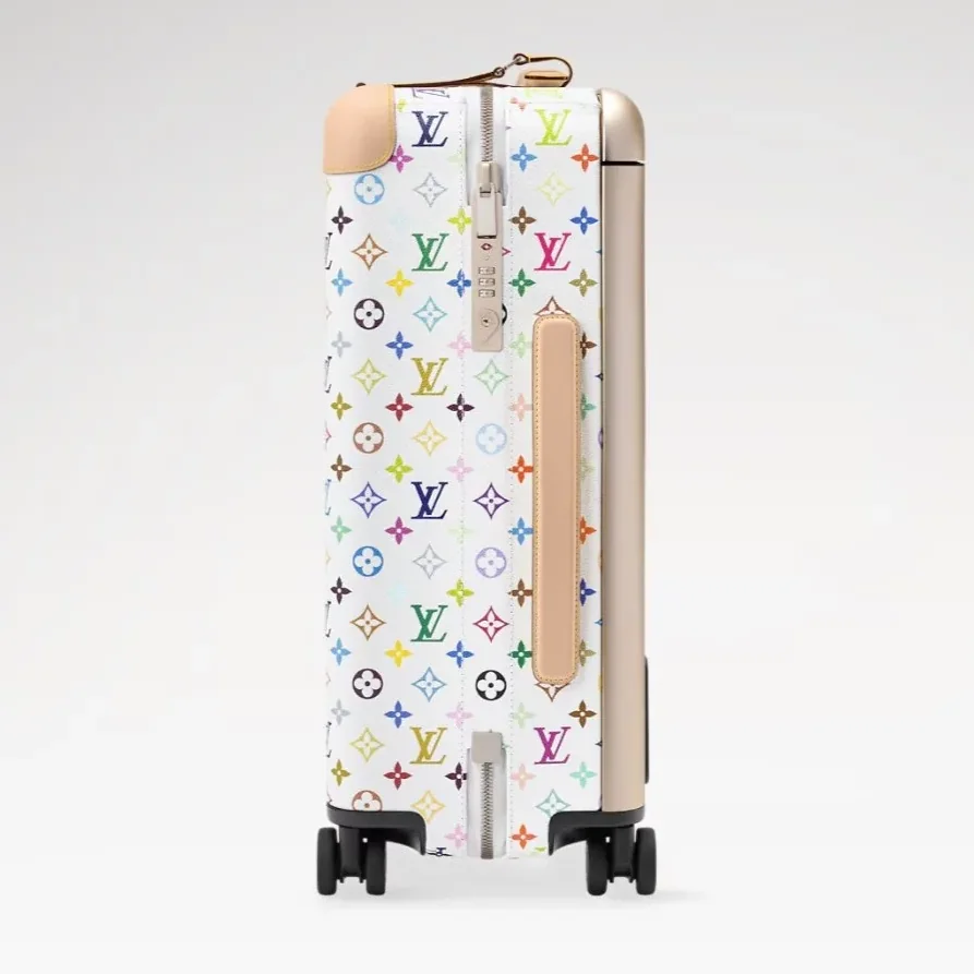 Louis Vuitton LV x TM Horizon 55 Suitcase in Multicolored Champagne Hardware
