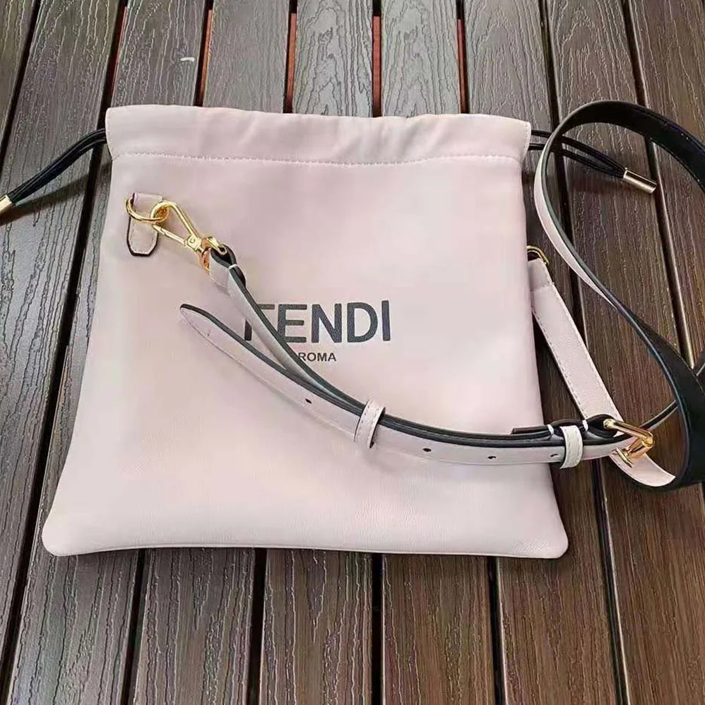 Fendi Fendi Pack Small Pouch Pink Nappa Leather Bag for Women Fendi Fendi Pack Small Pouch Pink Nappa Leather Bag for Women