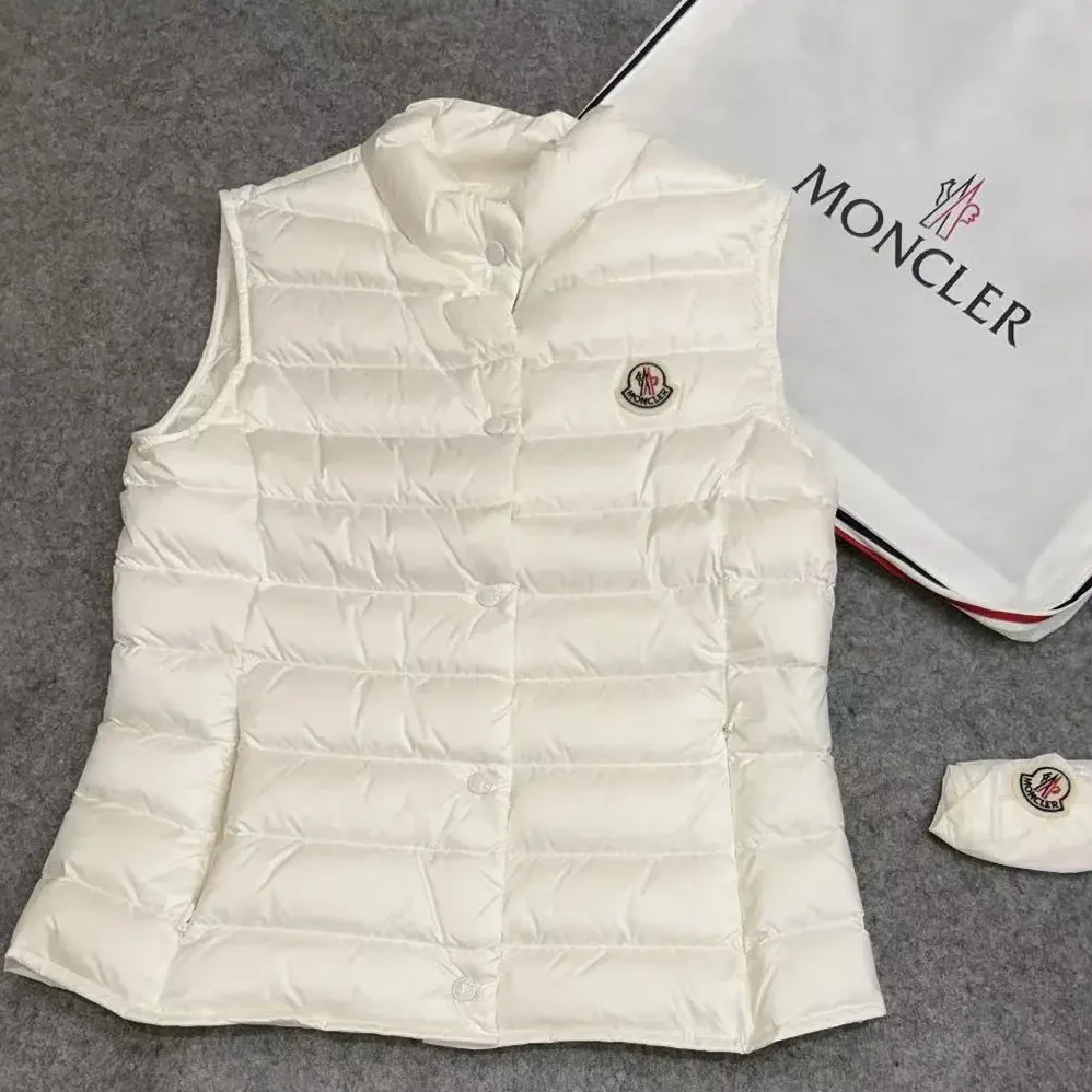 Moncler Liane Verstaubare Daunenweste for Women in White
