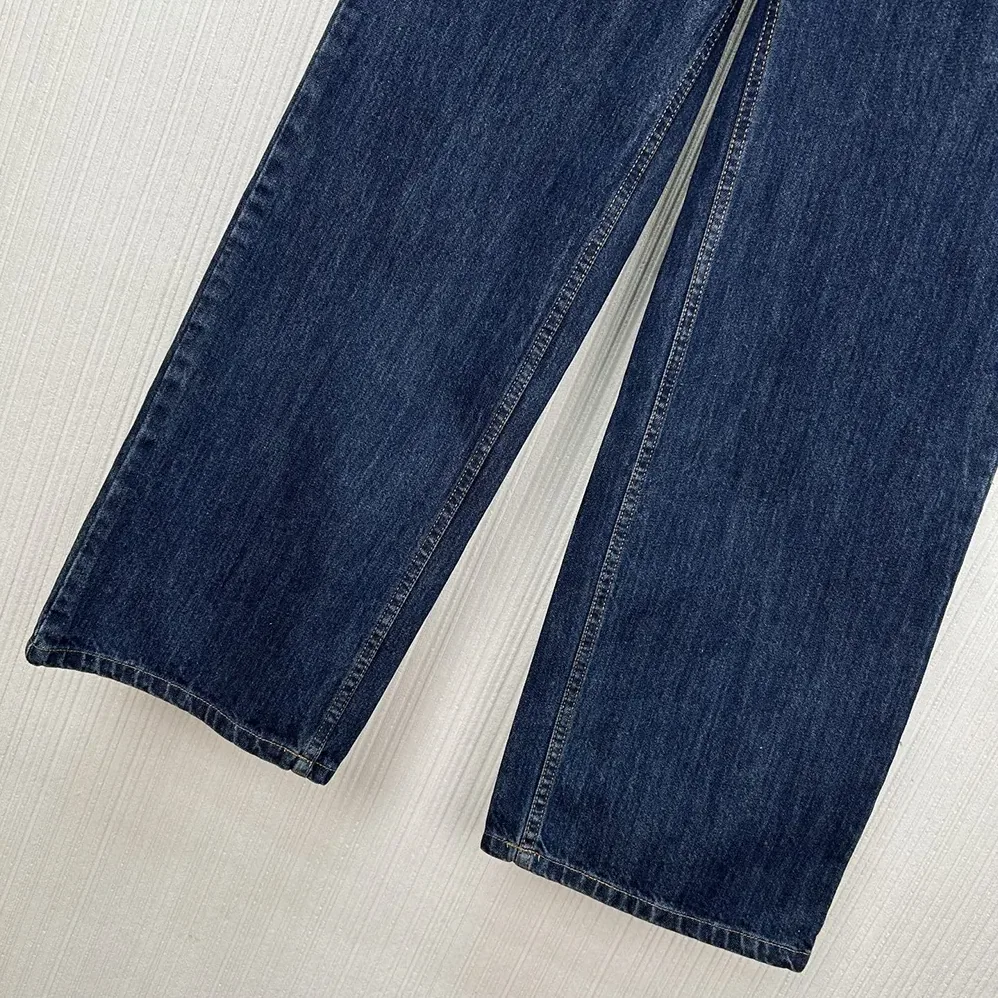 Fendi Long Jeans Dark Blue Denim Pants for Women Fendi Long Jeans Dark Blue Denim Pants for Women