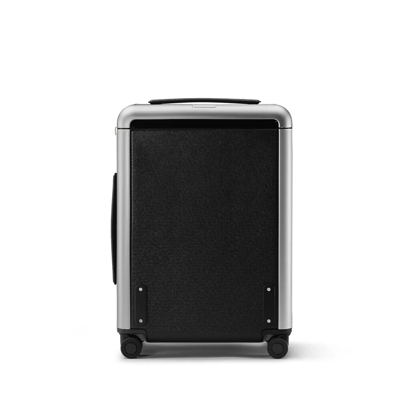 Louis Vuitton Horizon 55 Suitcase / Black Taiga Leather Silver Hardware Louis Vuitton Horizon 55 Suitcase / Black Taiga Leather Silver Hardware