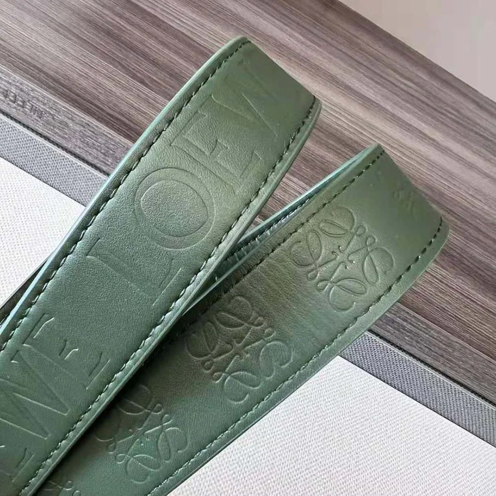 Loewe Mini Puzzle Bag in Satin Calfskin for Women in Green