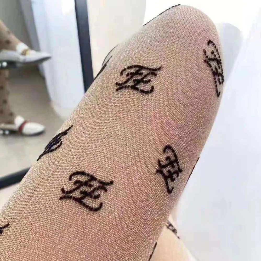 Fendi Tights Brown Nylon Pantyhose for Women