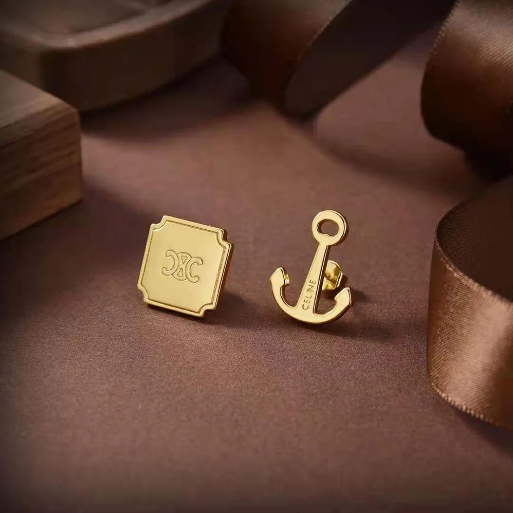 Celine Separables Sailor Set of 3 Studs in Brass with Gold Finish for Women Celine Separables Sailor Set of 3 Studs in Brass with Gold Finish for Women