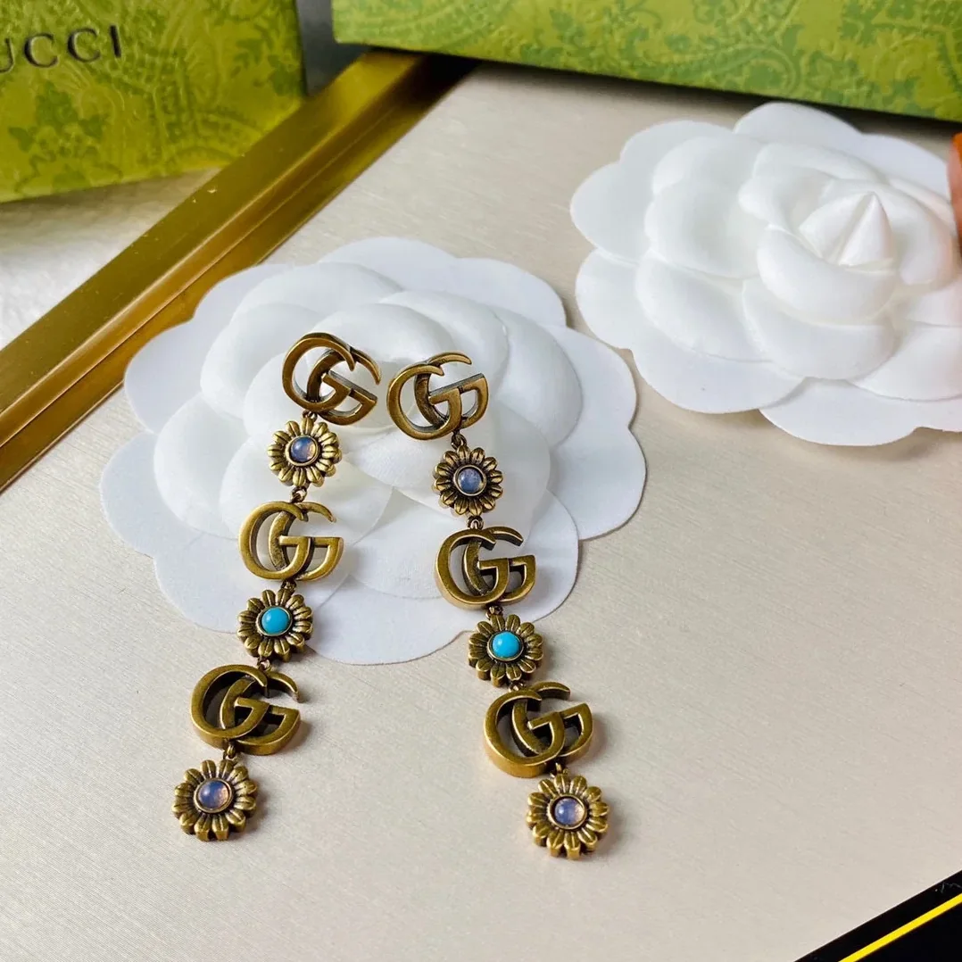 Gucci Double G Earrings Gold