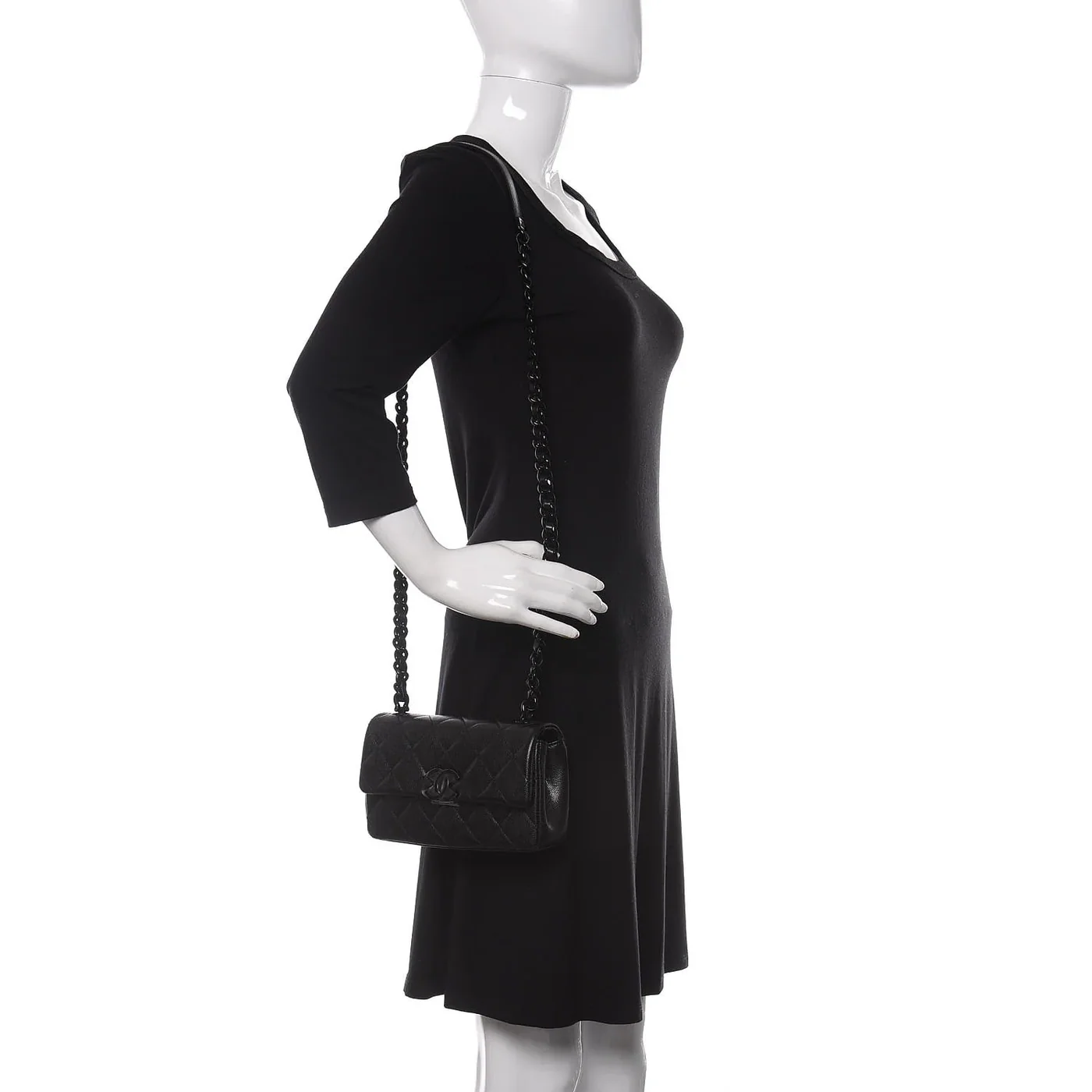 Chanel Flap Bag Small Crossbody in Black Black Hardware Chanel Flap Bag Small Crossbody in Black Black Hardware