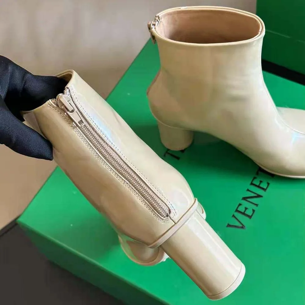 Bottega Veneta Atomic Ankle Boot for Women in Beige Bottega Veneta Atomic Ankle Boot for Women in Beige