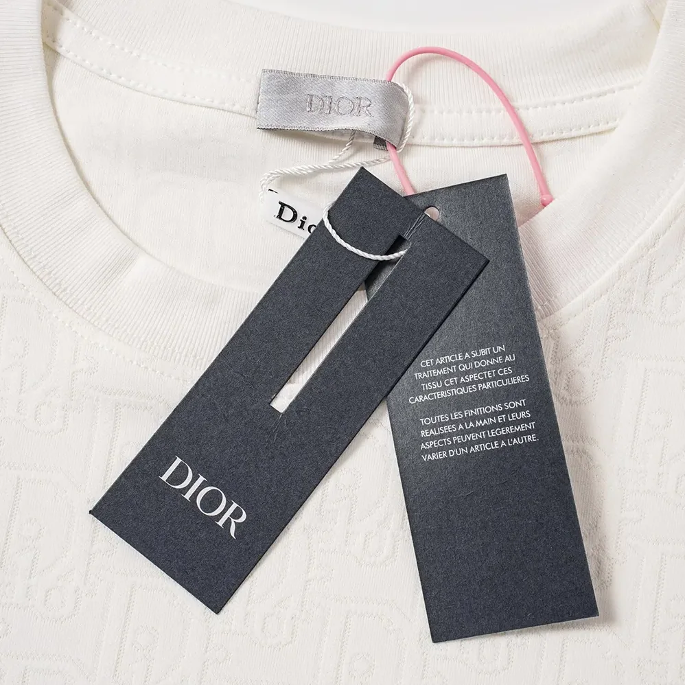 Dior Oblique T-Shirt Relaxed Fit White Cotton Jersey for Women Dior Oblique T-Shirt Relaxed Fit White Cotton Jersey for Women
