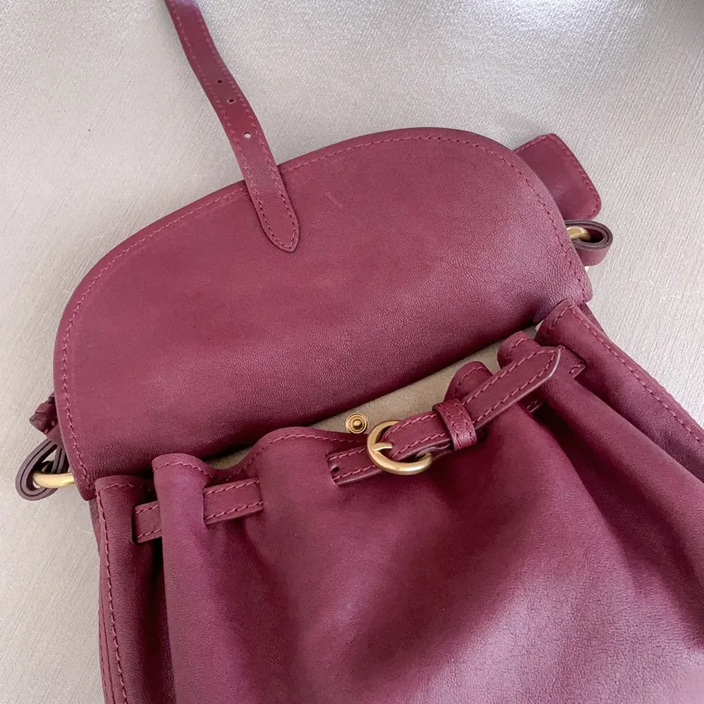 Miu Miu Rendez-Vous Nappa Leather Bag Amaranth Red for Women Miu Miu Rendez-Vous Nappa Leather Bag Amaranth Red for Women