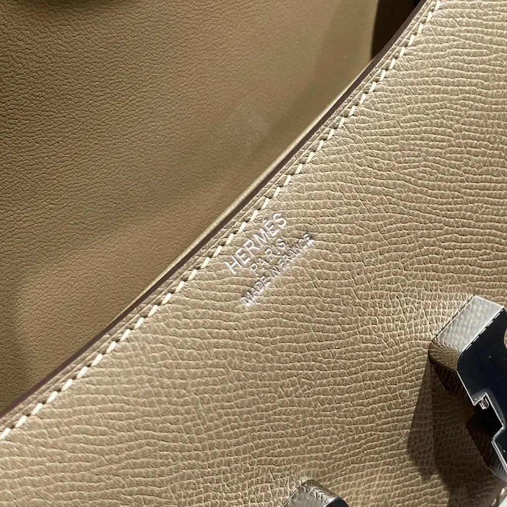 Hermes Constance Elan Epsom Silver for Women in Gray