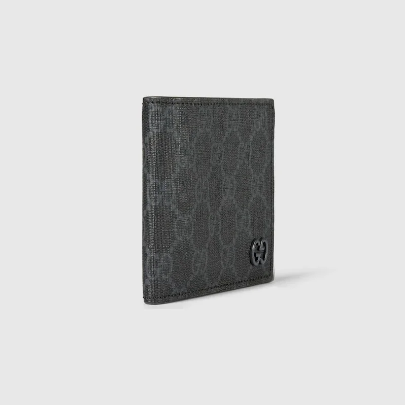 Gucci Grey Interior Bi in Fold Wallet Grey / Gucci Grey Interior Bi in Fold Wallet Grey /