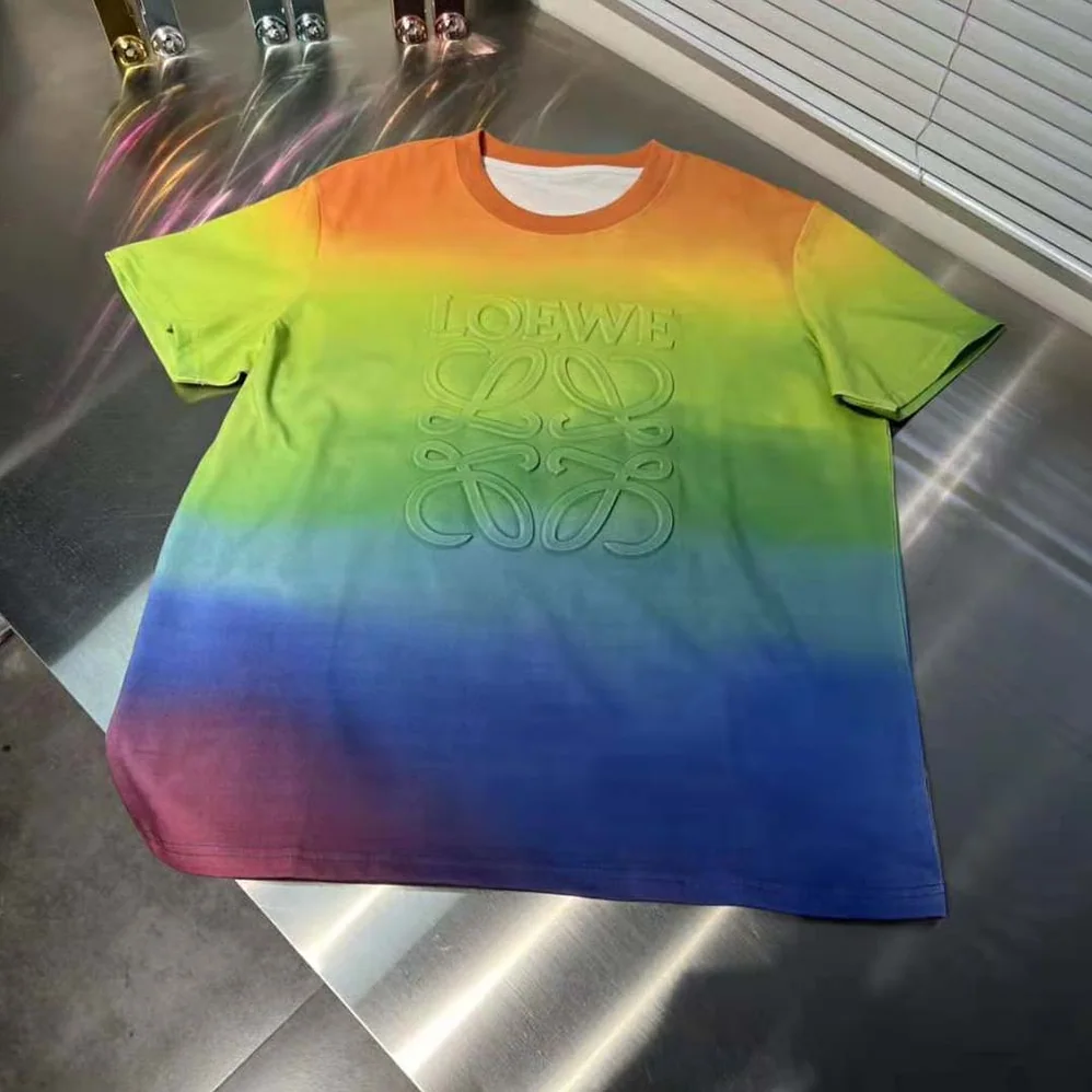 Loewe Rainbow Anagram T for Women in shirt in Cotton Loewe Rainbow Anagram T for Women in shirt in Cotton